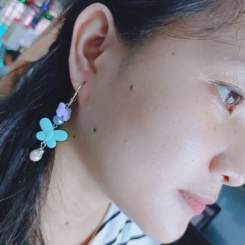 Anting Fashion Model PITA/Anting korea /Anting mutiara Warna pastel/Kerabu/Giwang Tokopelanginicer