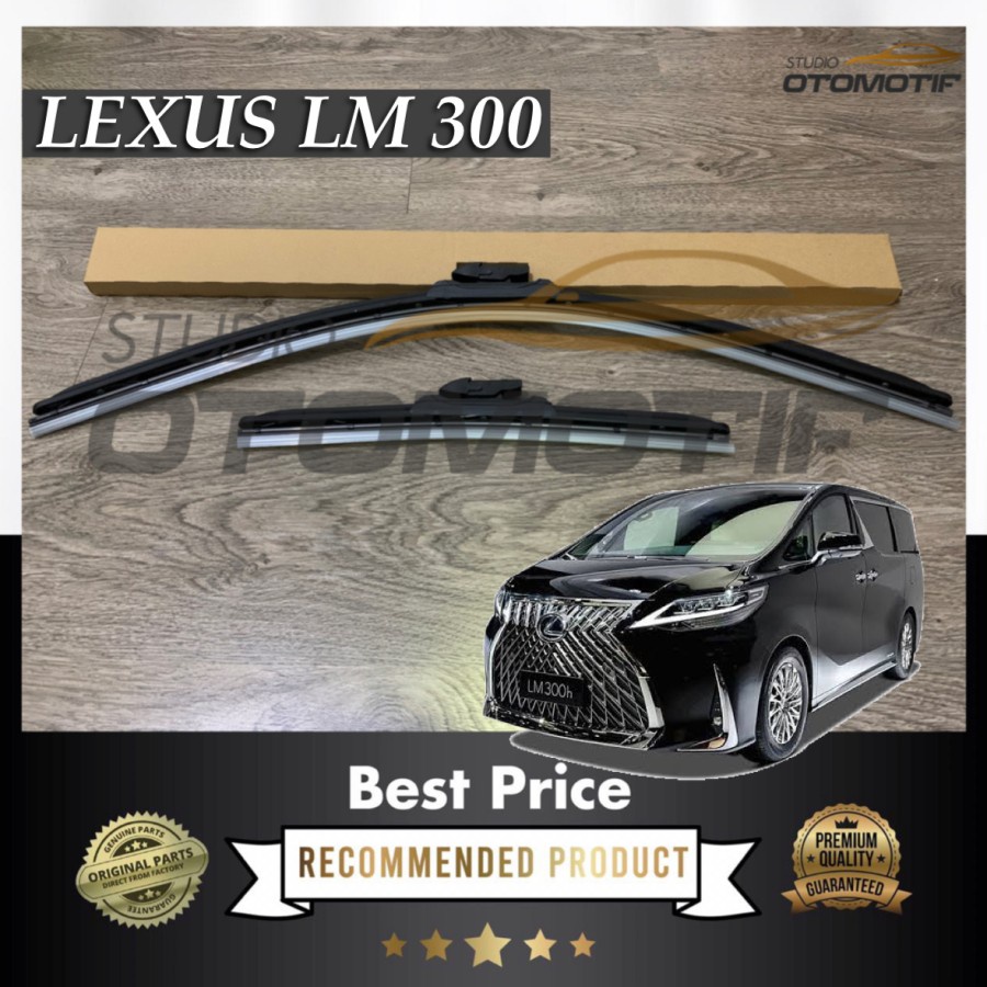 WIPER LEXUS LEXUS LM300 LM 300 SOFT PAD FRAMELESS 1 SET