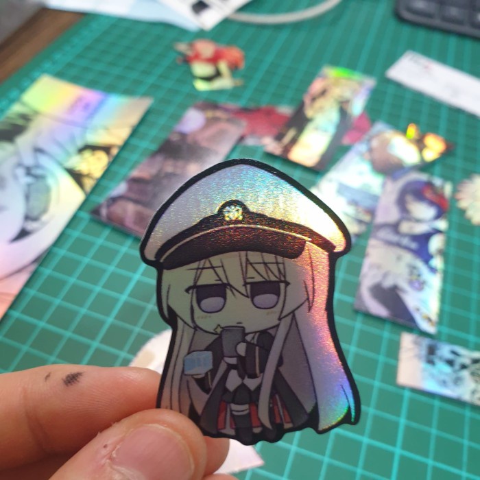 Sticker Hologram Anime - PSH977 - Azure Lane