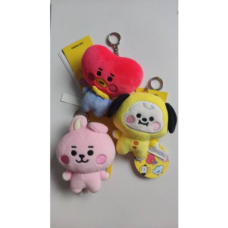 OFFICIAL Merchandise BTS BT21 Baby Bagcharm Doll Chimmy Tata Cooky