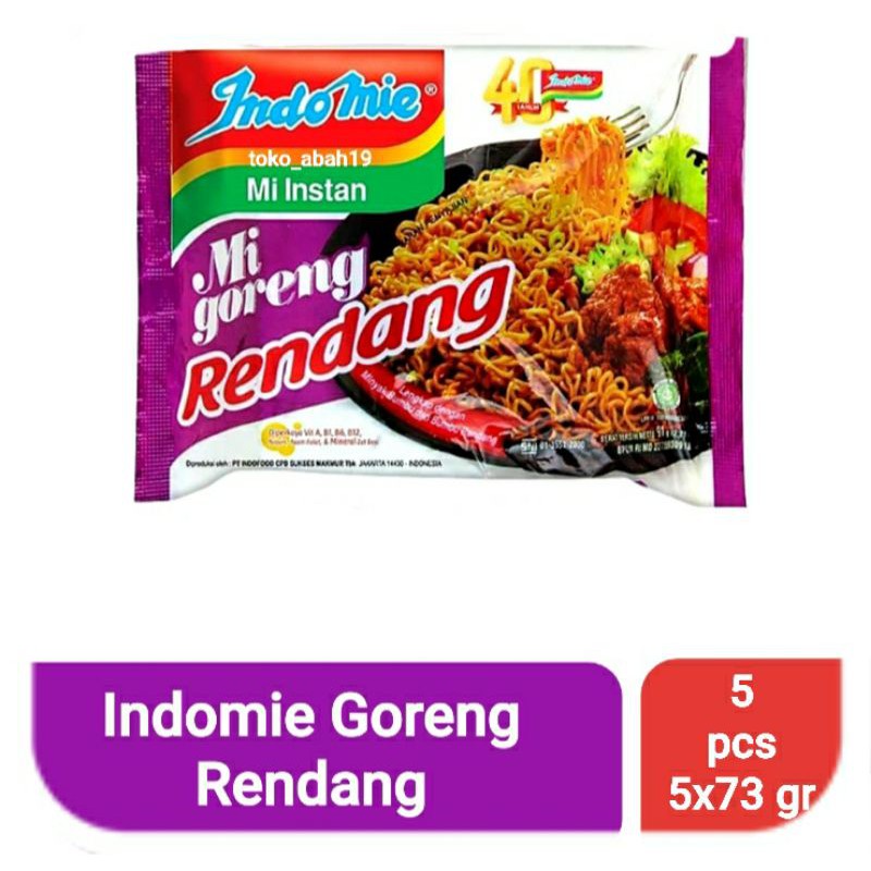 

Indomie Goreng Rendang 5 x 73 gr