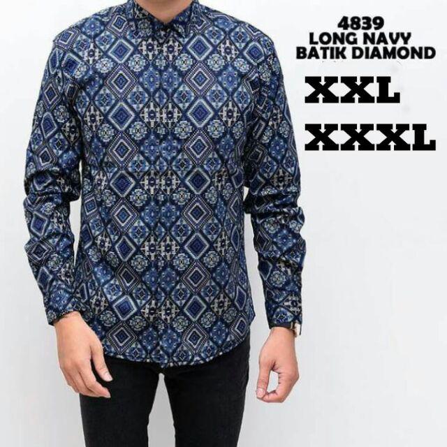 NEW ARRIVAL DISTRO BATIK PRIA JUMBO BORDIR SOGAN HRB026 BATIKAF NOTOARTO BATIK IPNU-IPNU HEM PRIA l-KODE 4839