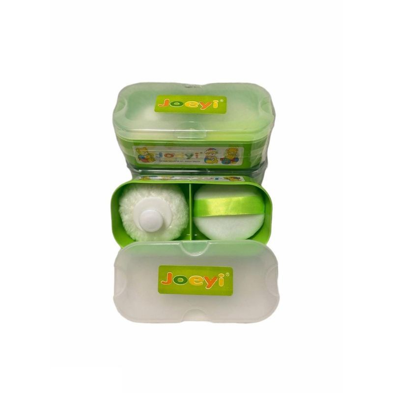 Tempat Bedak Joeyi 2 in 1 Bahan Plastik Kuat Kotak Bahan Kuat Perlengkapan Bayi Newborn Murah