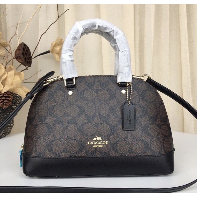 Coach Mini Sierra In Signature Canvas REAL PIC - READY STOCK ORIGINAL FACTORY OUTLET COACH