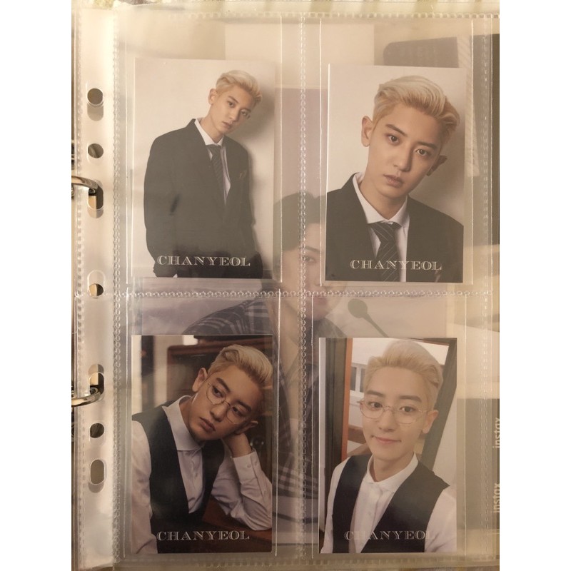 CHANYEOL SEASON GREETING 2020 PC PHOTOCARD EXO SET