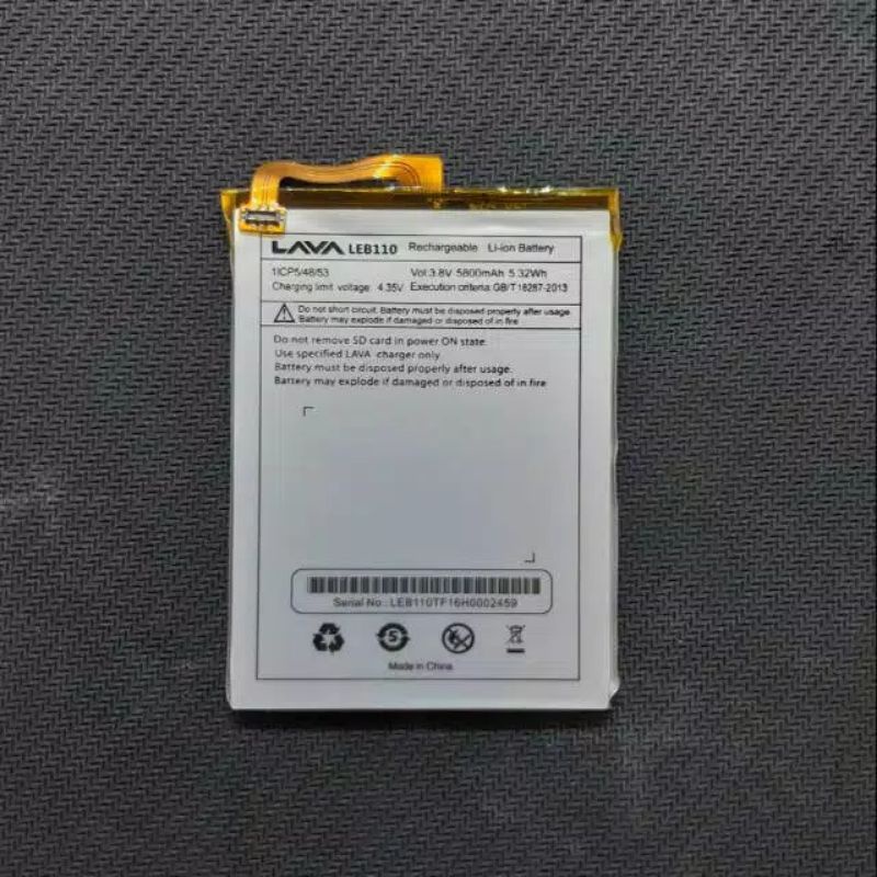 Baterai lava iris LEB110 batray lava 870 oem