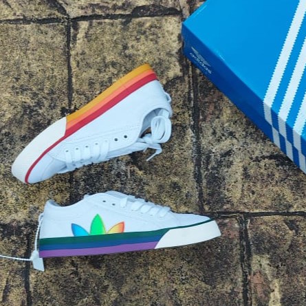 Sepatu Sneakers ADIDAS NIZZA PRIDE WHITE
