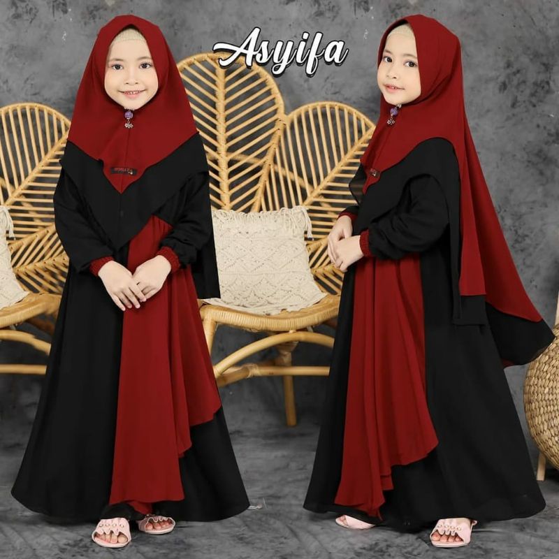 ASYIFA SET SYARI GAMIS ANAK