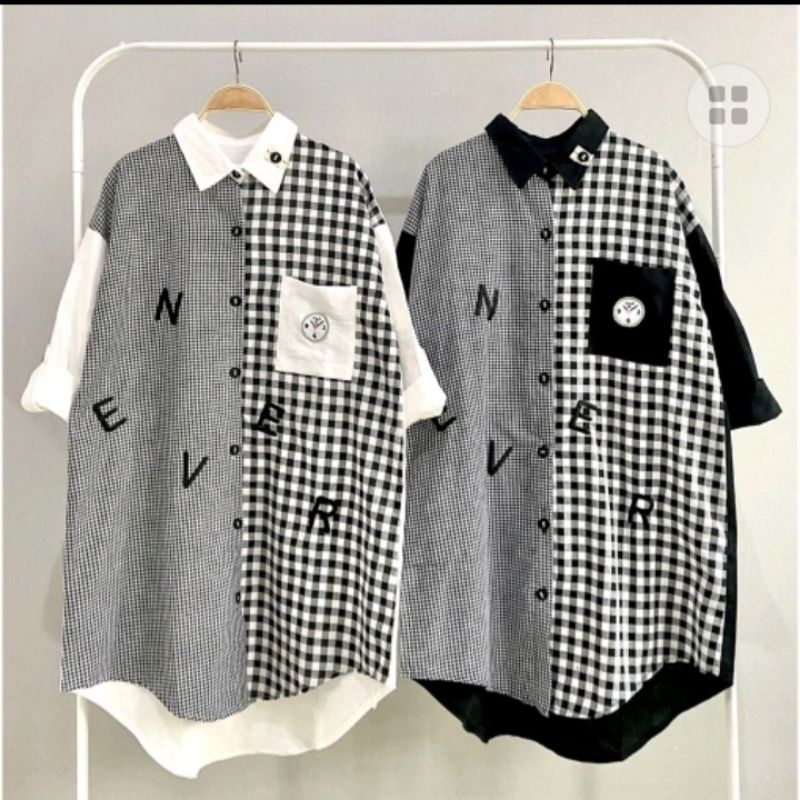 Tunik Kemeja Kotak 6493 by Lubana