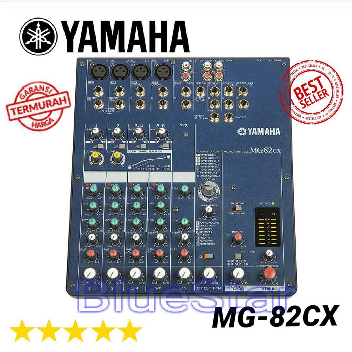 Mixer Yamaha MG 82 CX (8Channel)