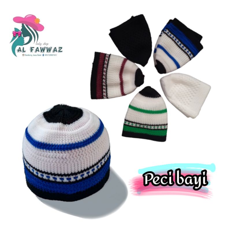 Topi/Peci bayi rajut