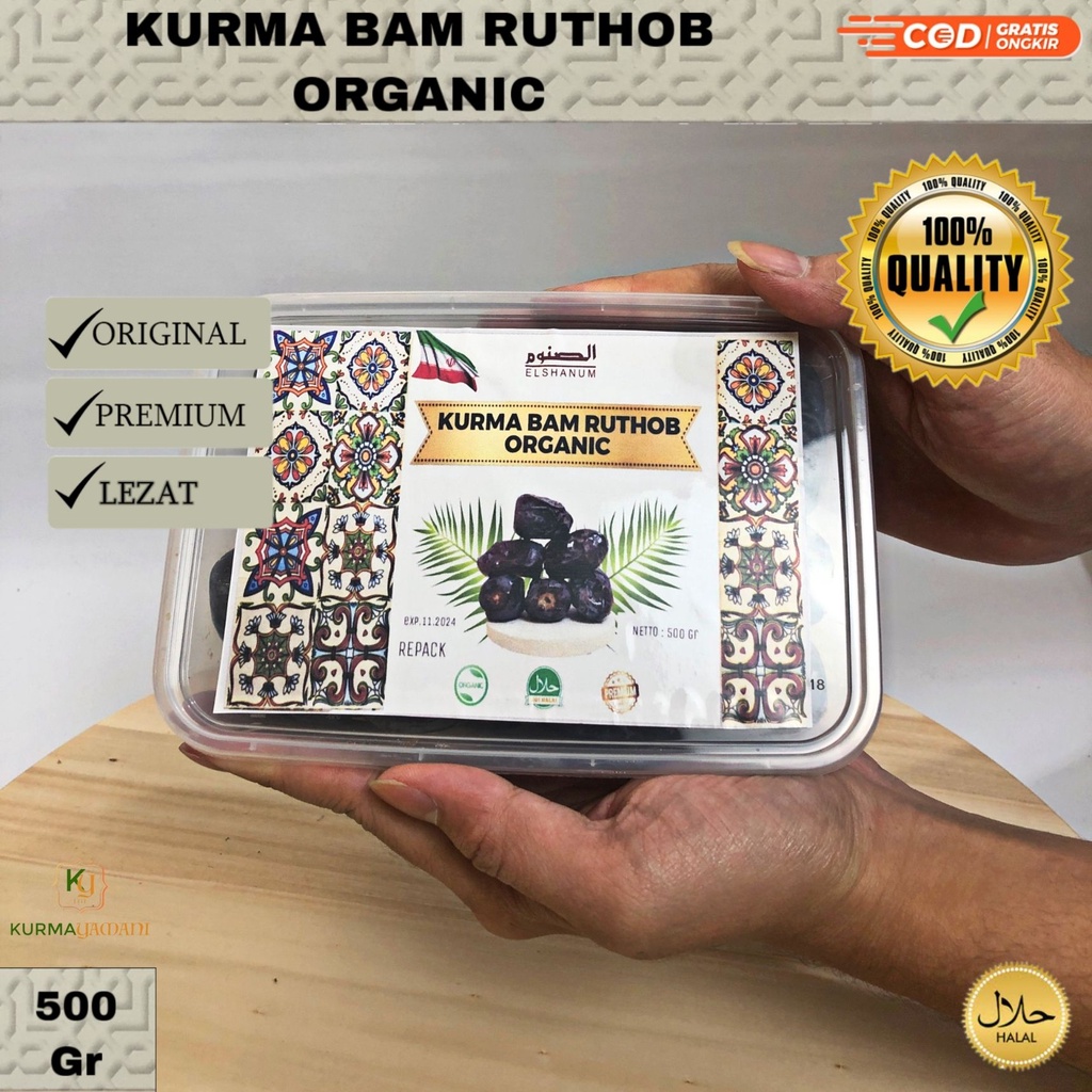 

Kurma Bam Barari 500 Gram / Kurma Anggur / Kurma iran / Mazafati Dates / Kurma Nabi