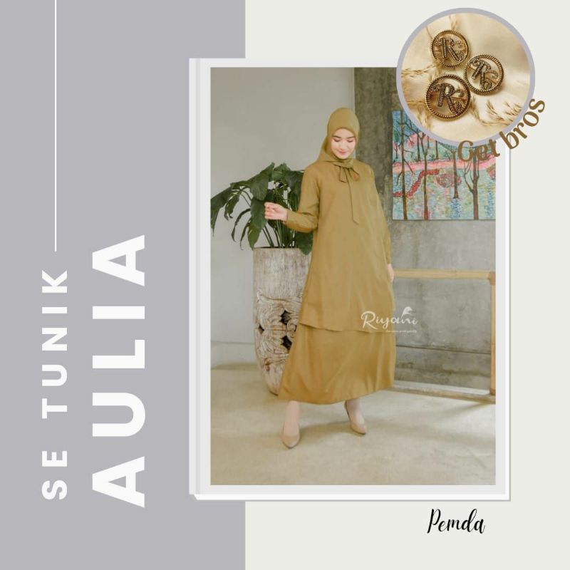 TUNIK SET PEMDA  AULIA BY Riyani