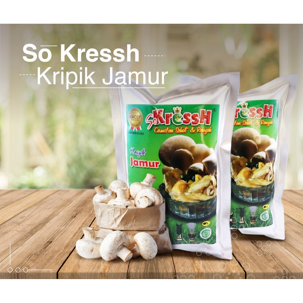 

KERIPIK JAMUR 60 GRAM (SO KRESSH-ASLI MALANG)