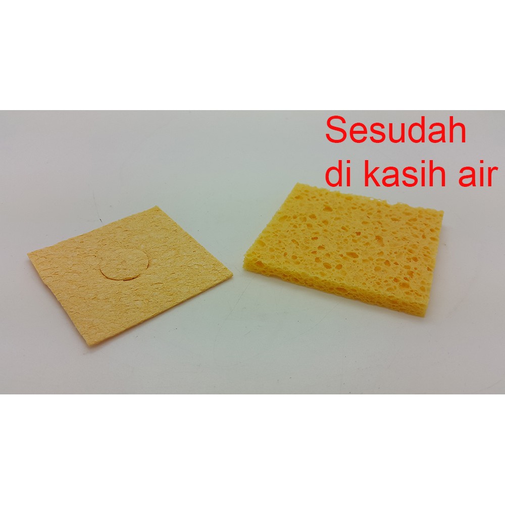 Spons Pembersih Mata Solder (6cm x 6cm)