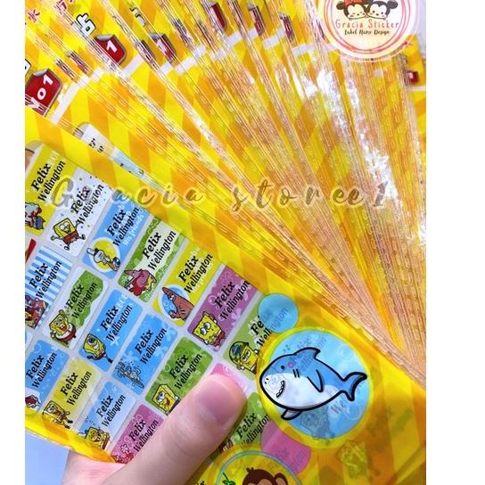 

Paling Diminati! LABEL NAMA WATERPROOF/ ANTI AIR