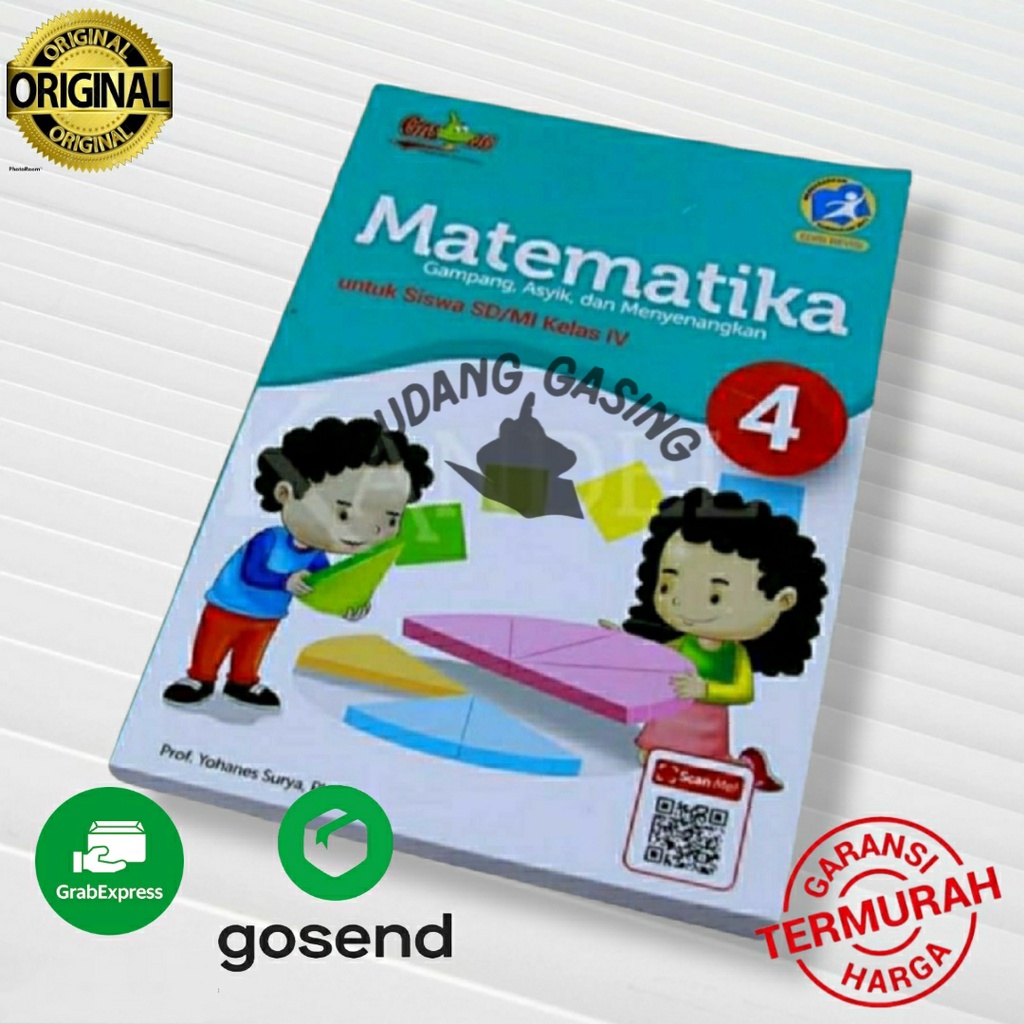 Jual Buku Matematika Gasing Sd 4 Kurikulum 2013 K13 Karangan Prof Yohanes Surya Ph D Indonesia Shopee Indonesia