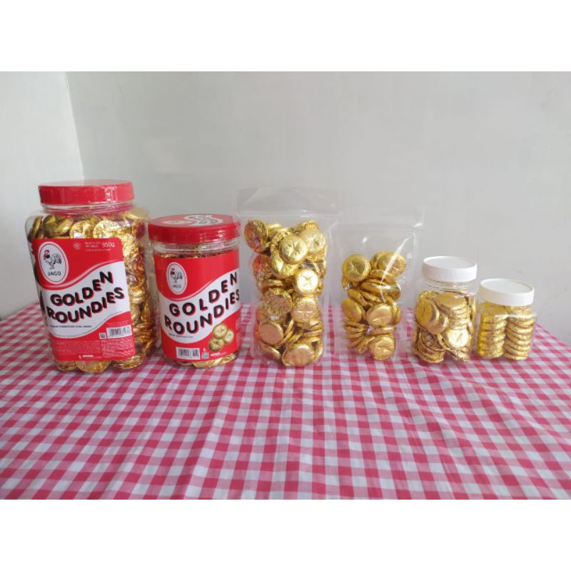 

coklat koin jago golden roundies