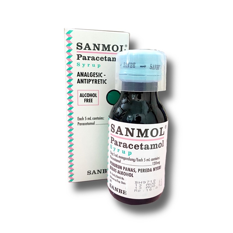 

SANMOL Sirup / Paracetamol / Penurun panas anak