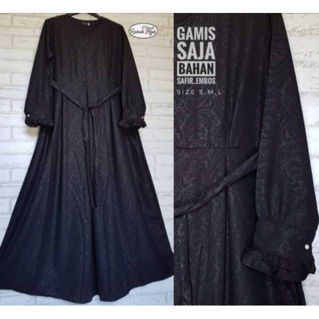 Gamis Safir Embos Gamis Saja Shopee Indonesia