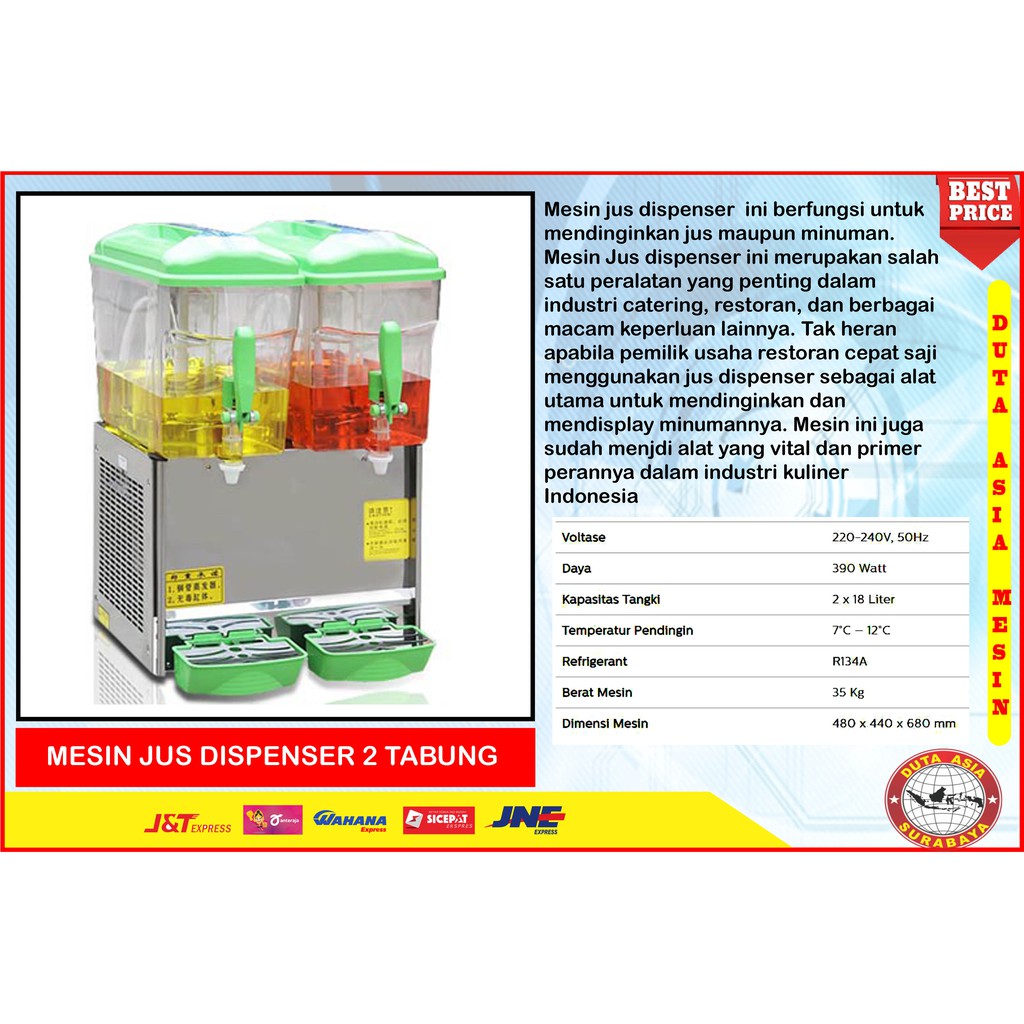 MESIN DISPENSER JUS / MINUMAN