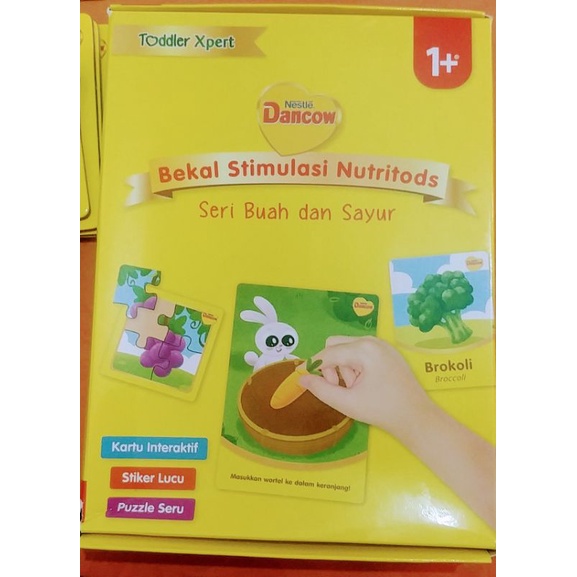 

Dancow Bekal Stimulasi Nutritods 1+ 3+ Toddler Xpert Edukasi Parenting Puzzle