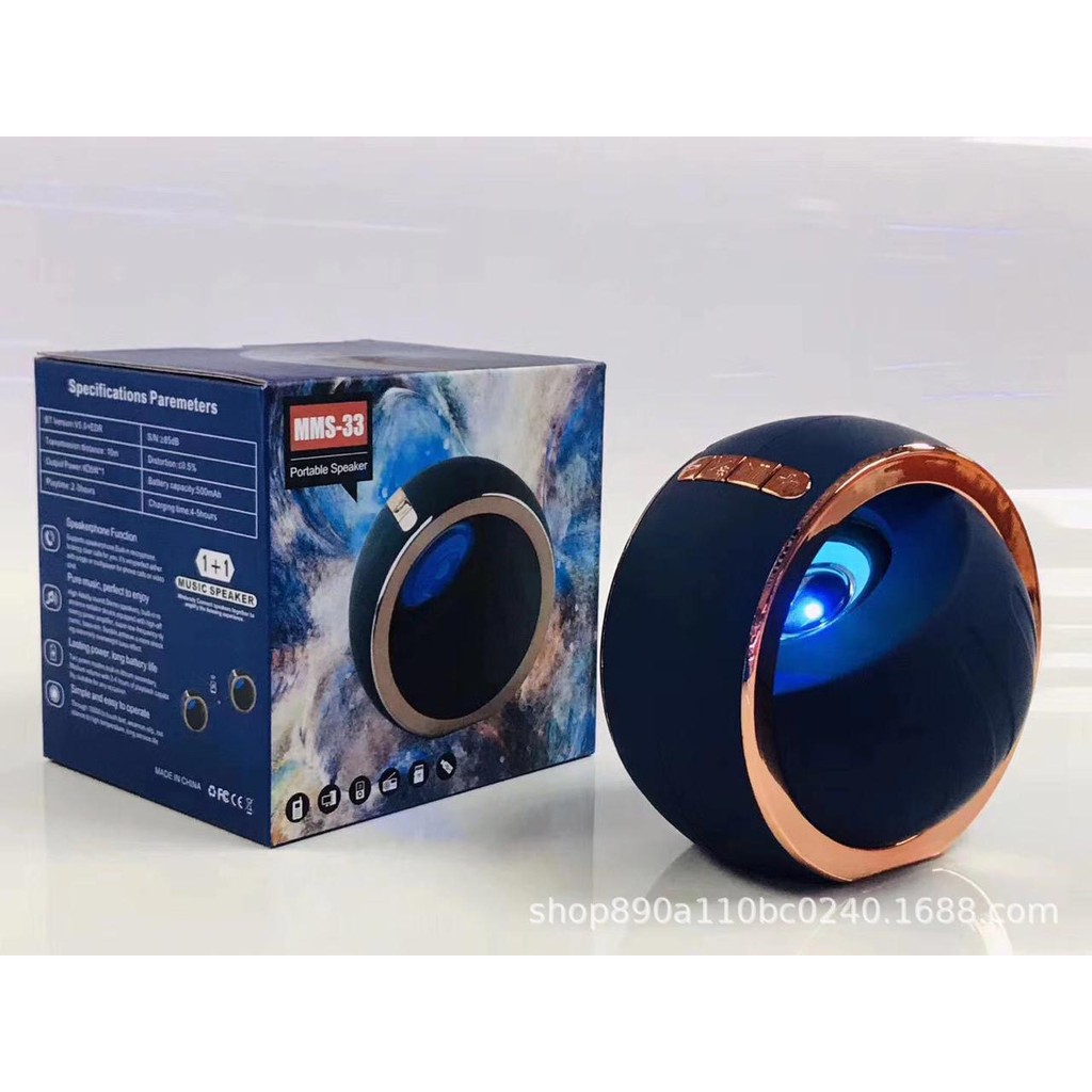 Speaker Bluetooth F33 Nirkabel Pemutar Musik Subwoofer Portabel