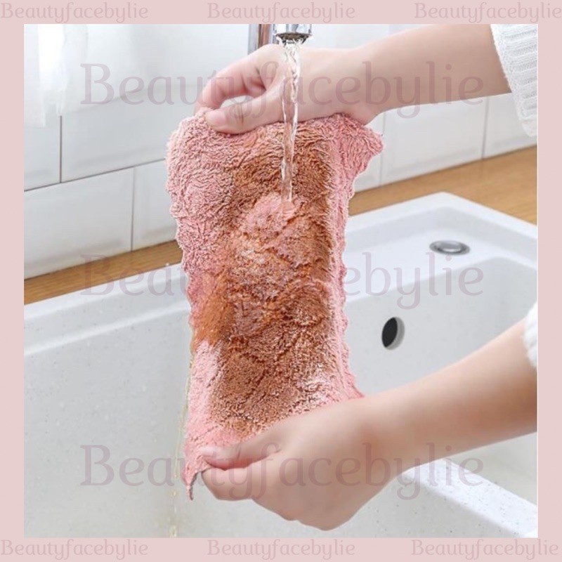 Kain Lap Dapur Anti Minyak Microfiber Serbaguna