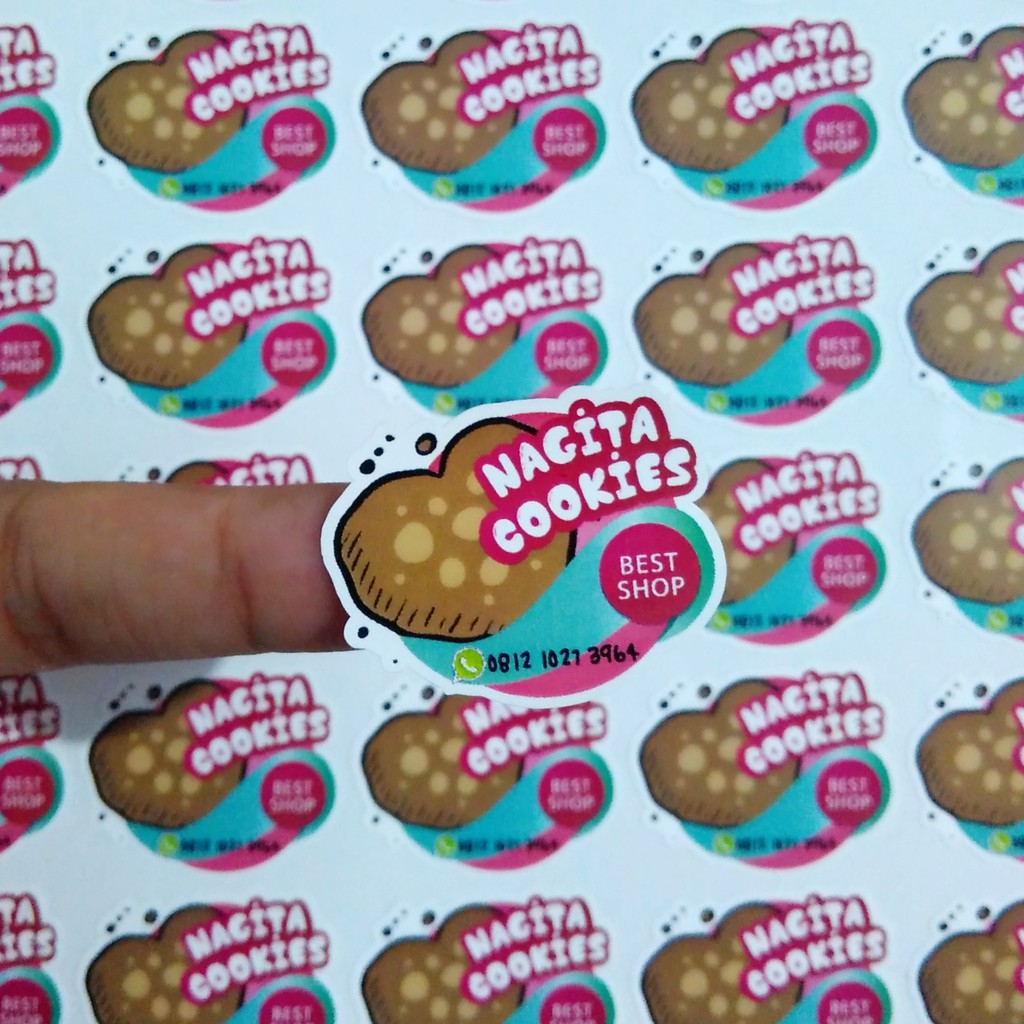 

TERMURAH 40PCS STICKER PRODUK / LABEL PRODUK 5CM / STIKER KEMASAN