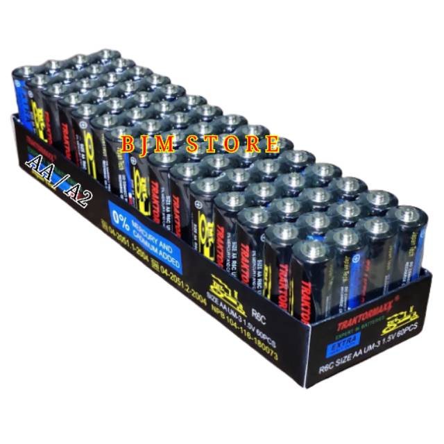 Baterai Traktormaxx AA / A2  1pack 60pcs