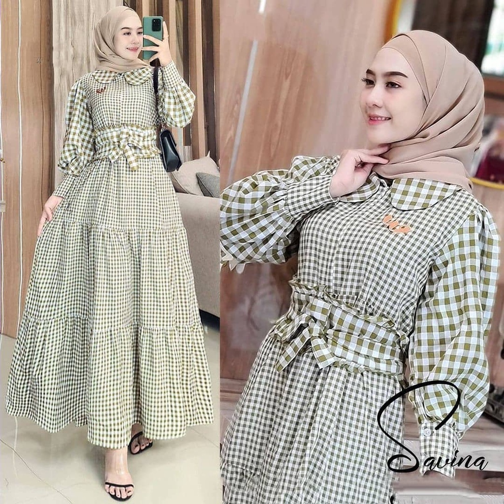 Savina Maci / Pakaian Wanita / Dress Wanita / Gamis Wanita / Fashion Muslim