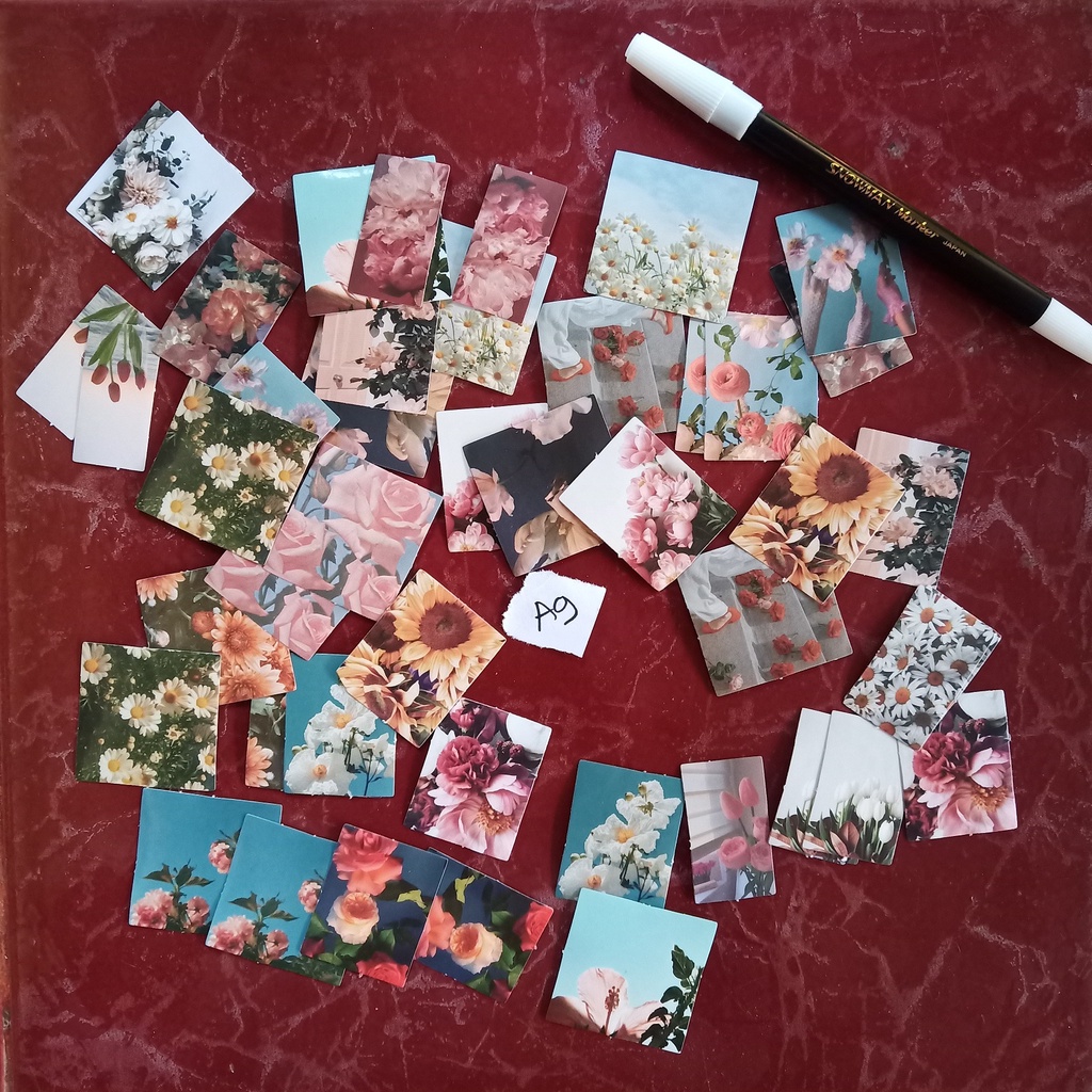 

1 buah stiker taman bunga sticker bunga hiasan jurnal estetik hiasan daily planner aesthetic