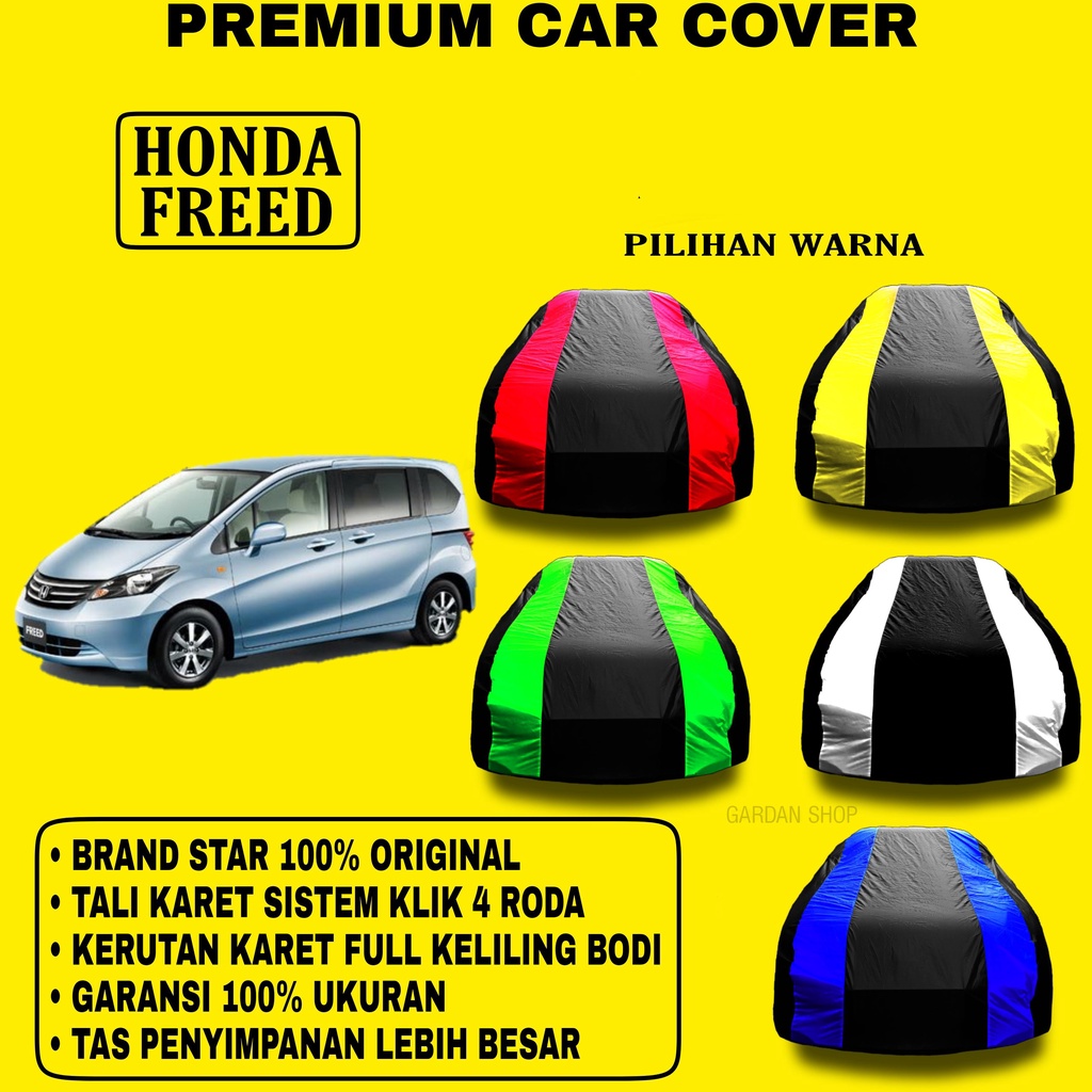 Body Cover HONDA FREED Garis 2 WARNA Penutup Pelindung Bodi Mobil Honda Freed PREMIUM