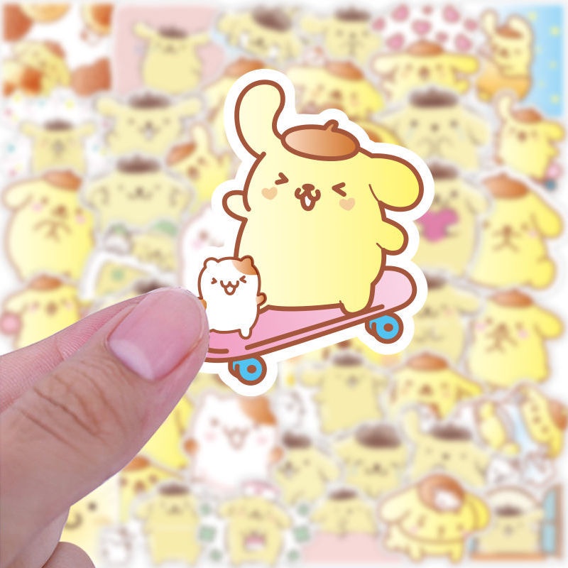 50 Korea lucu anjing Cinnamoroll babycinnamoroll kepribadian kreatif Jurnal stiker ins bahan besar t