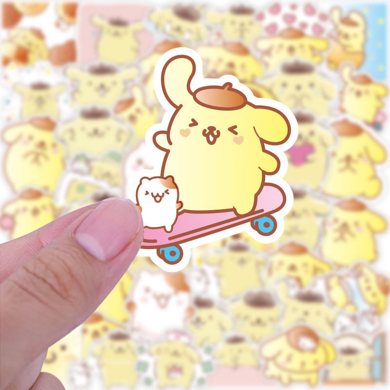 50 Korea lucu anjing Cinnamoroll babycinnamoroll kepribadian kreatif Jurnal stiker ins bahan besar t