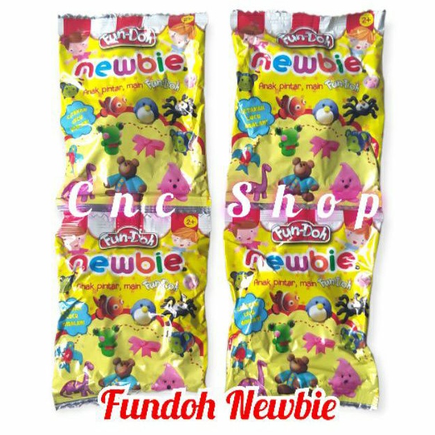 Fundoh Newbie Lilin Mainan /Malam Fundoh Plastisin Sachet Murah Goodiebag Suvenir Anak