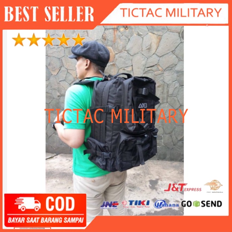 Tictac TPBH Ransel Tas Kuat Tactical Army Ransel Militer Polisi Berkualitas PX353
