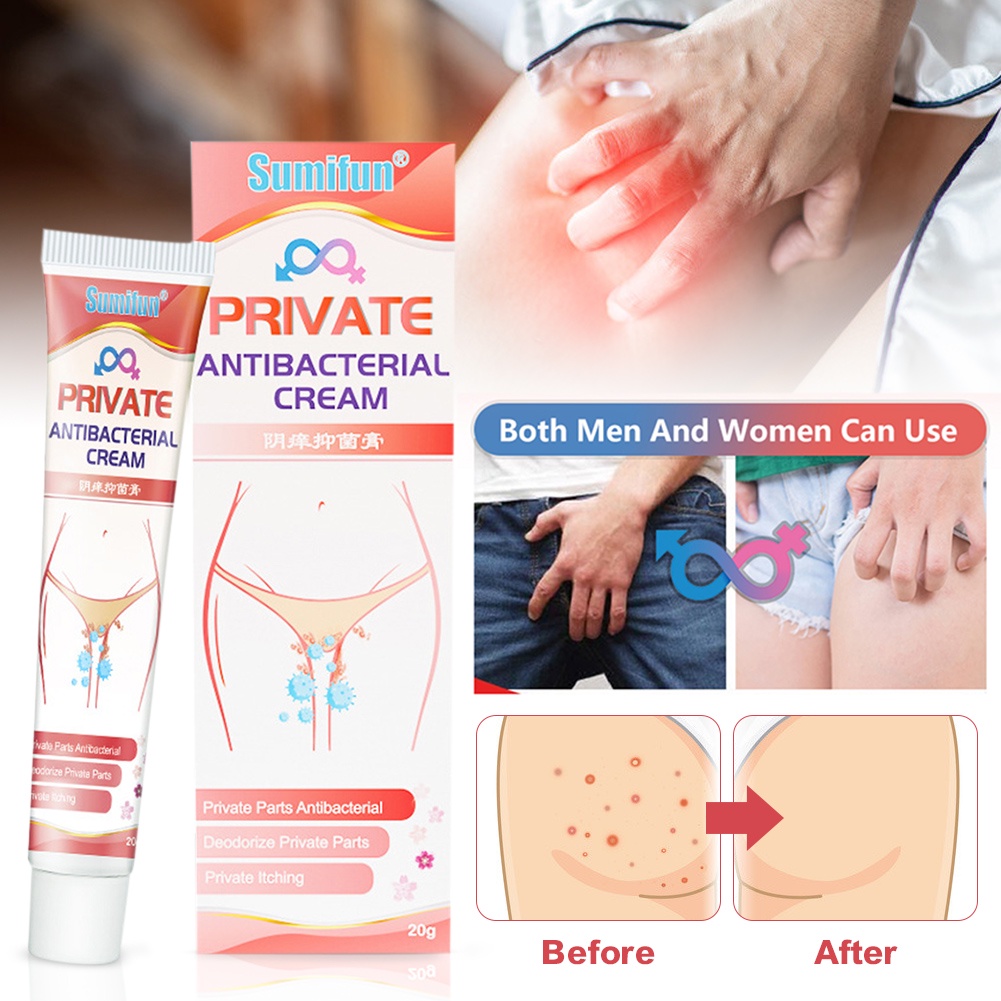 Efektif Krim Ketiak Perawatan Kebersihan Kulit Menghilangkan Bau Krim Antibakteri Pruritus Dermatitis Herbal Salep Anti-gatal Private Antibacterial Cream