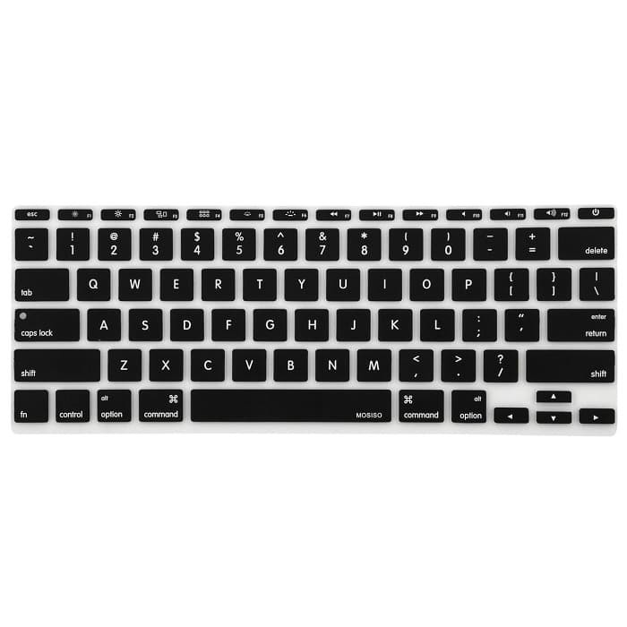 Silicone Cover Skin Pelindung Keyboard Protector MacBook Air 11 inch - Hitam