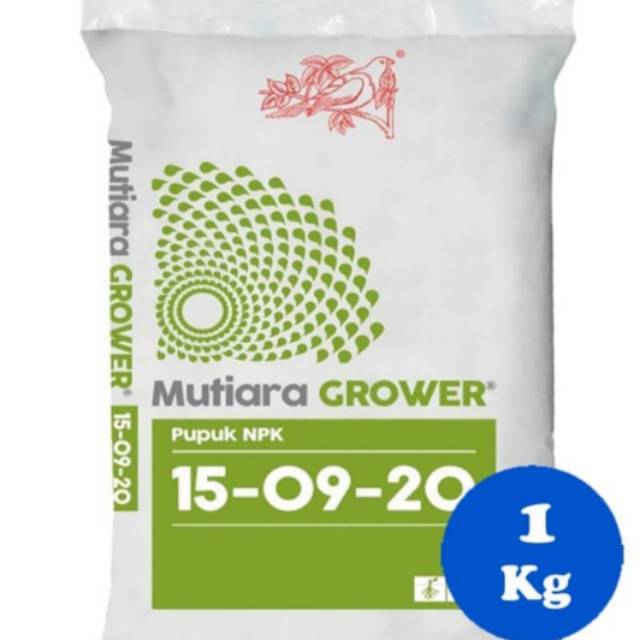 Pupuk NPK Mutiara Hijau Grower 15 - 09 - 20 Meroke ORI 1 Kg