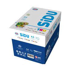 

Kertas HVS 70 GSM A4 1 Box SIDU Bonus 1 RIM