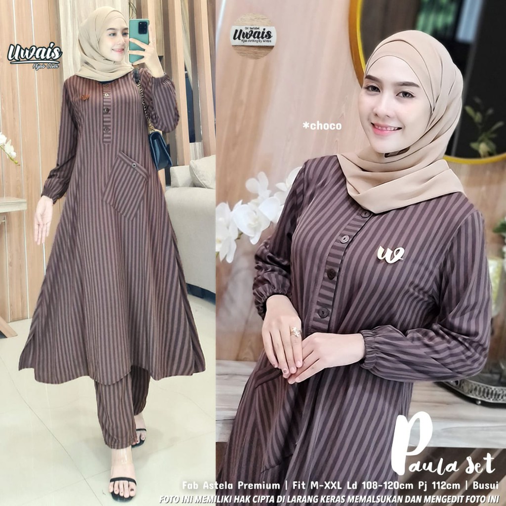 Paula Set Ori Uwais Set Long Tunik