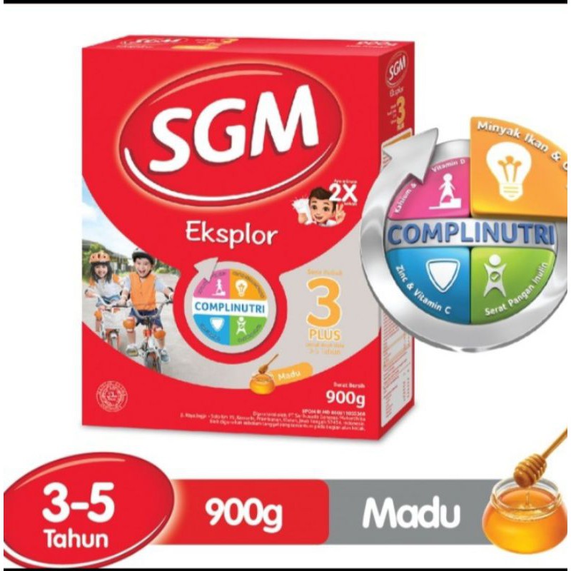 

SGM 3+ MADU 900gram • Murah