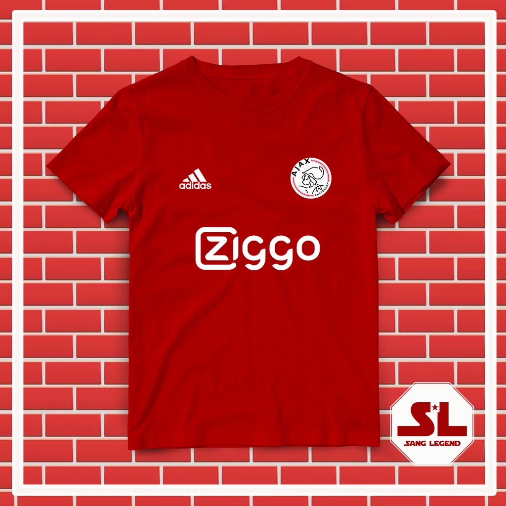 KAOS TSHIRT DISTRO BOLA PRIA PREMIUM AJAX AMSTERDAM