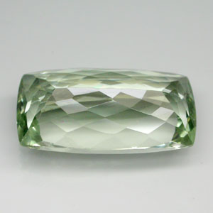 VS Antique Cut 16.95ct 22x12x8mm Natural Green Amethyst, Brazil AT188