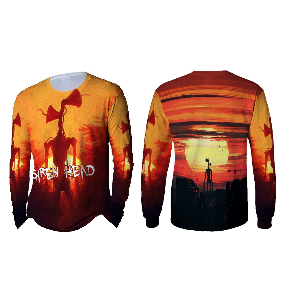 T-Shirt Kaos Fullprint Longsleave SIREN HEAD 02