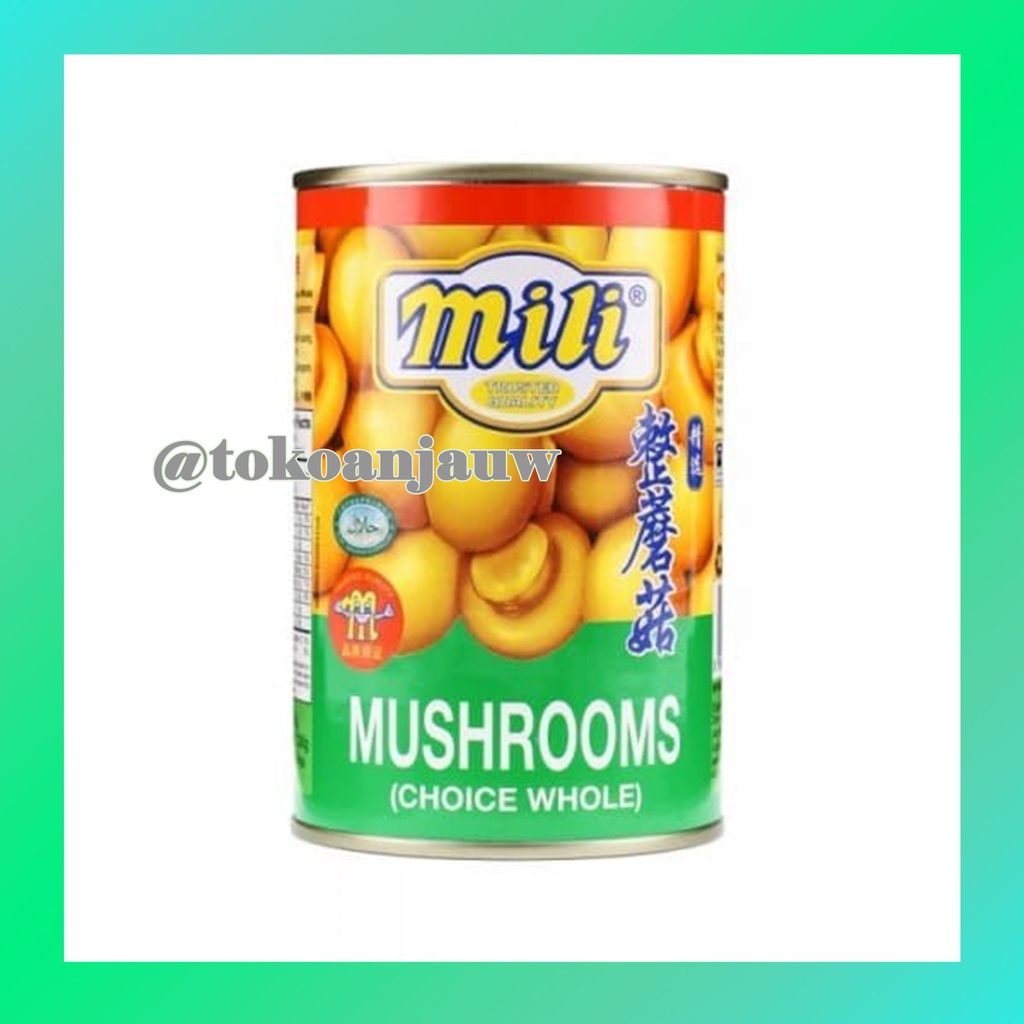 

Mili Jamur Kancing Kaleng 425 gr / Champignon Whole Mushroom