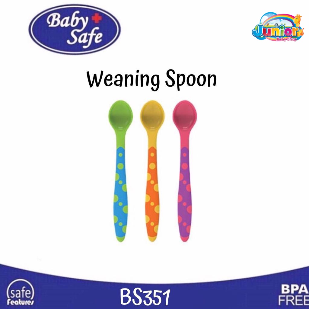 Baby Safe Weaning Spoons Isi 3pcs