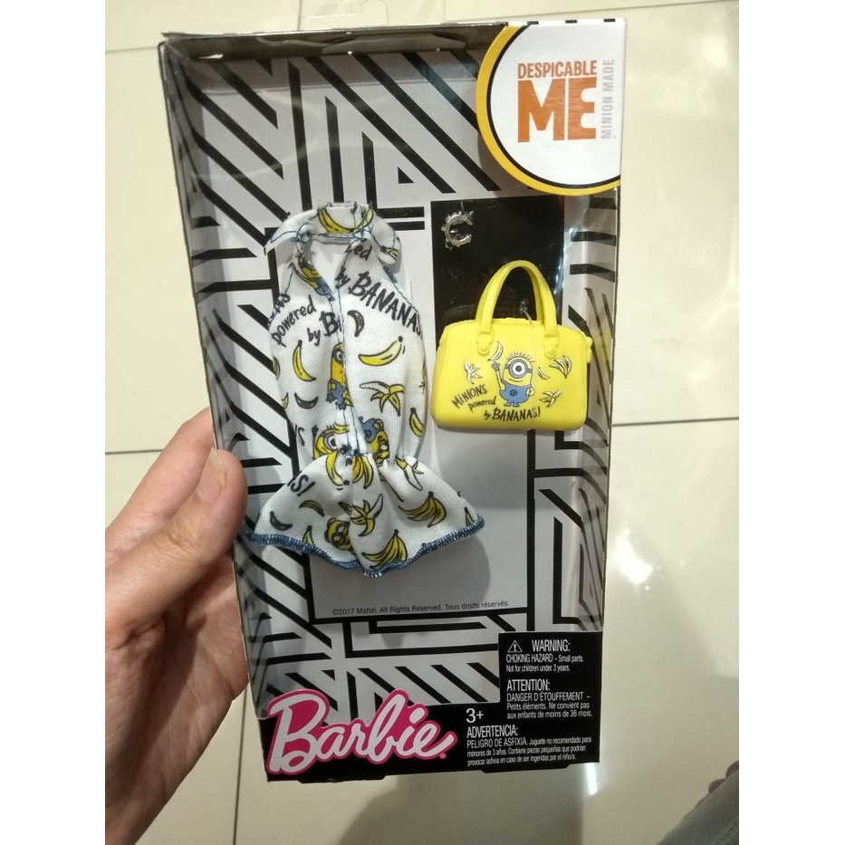 Baju Barbie Minion/Baju Boneka Barbie original mattel/aksesoris Barbie Diskon