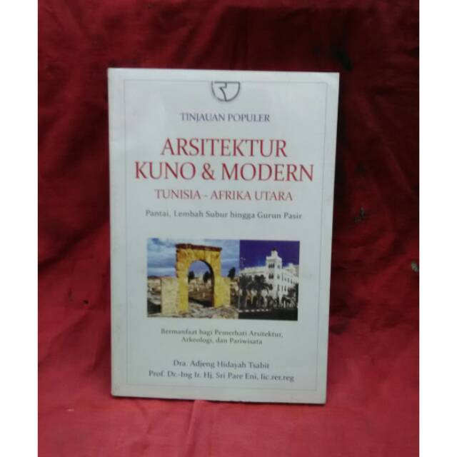 Buku Arsitektur kuno dan modern Tunisia Afrika Utara